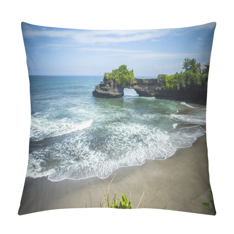 Personality  Tanah Lot Temple On Sea Pillow Covers