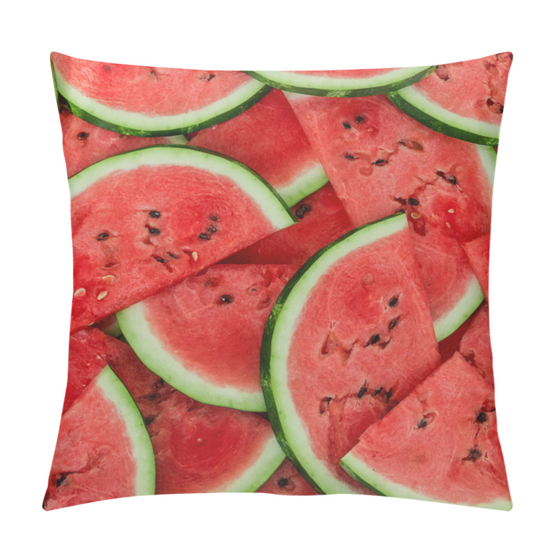 Personality  Background Of Fresh Ripe Watermelon Slices Pillow Covers