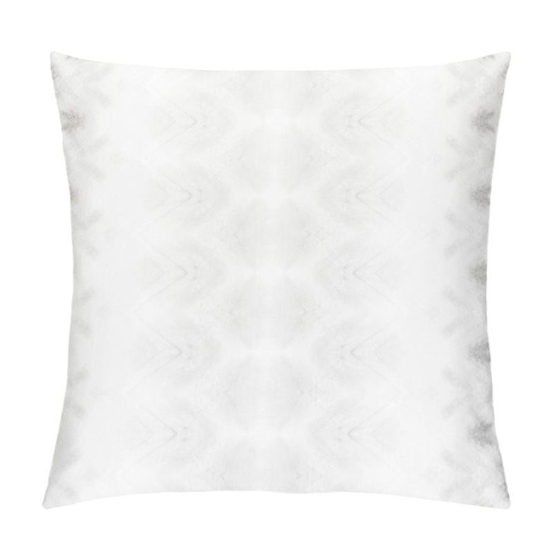 Personality  Gray Zig Zag Pattern. Old Abstract Print. Grey Artistic Dirt. Worn Craft Ink Sketch. Snowy Modern Grunge. Rustic Gray Ink Brush. Snow Artistic Canva. White Tie Dye Art. Pillow Covers