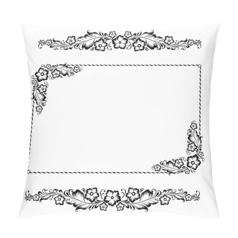 Personality  Flower Ornament Vector Pattern Pillow Covers