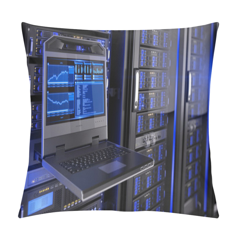 Personality  Rackmount LED Console In Server Room Data Center Pillow Covers