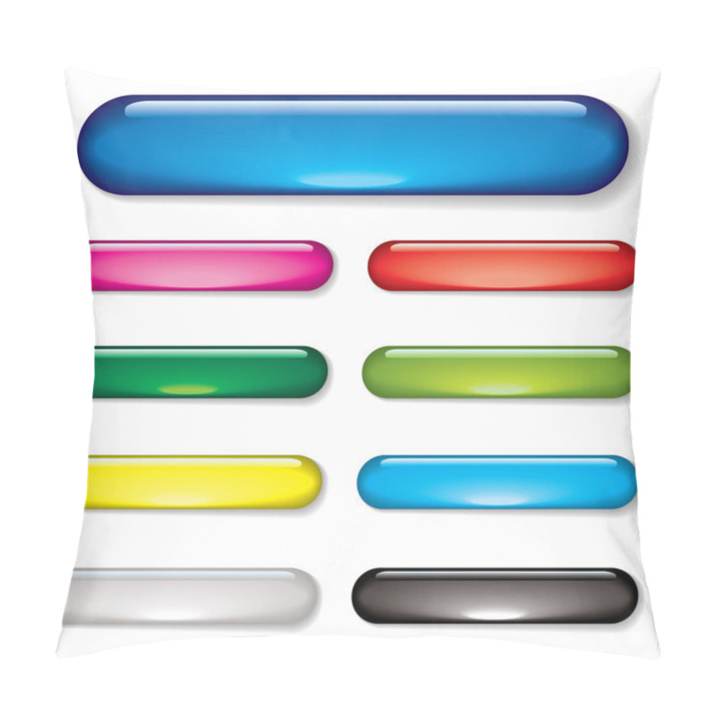 Personality  Gel Bar Button Pillow Covers