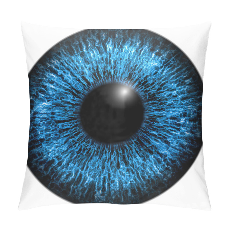 Personality  Eye Iris Generated Hires Texture Pillow Covers