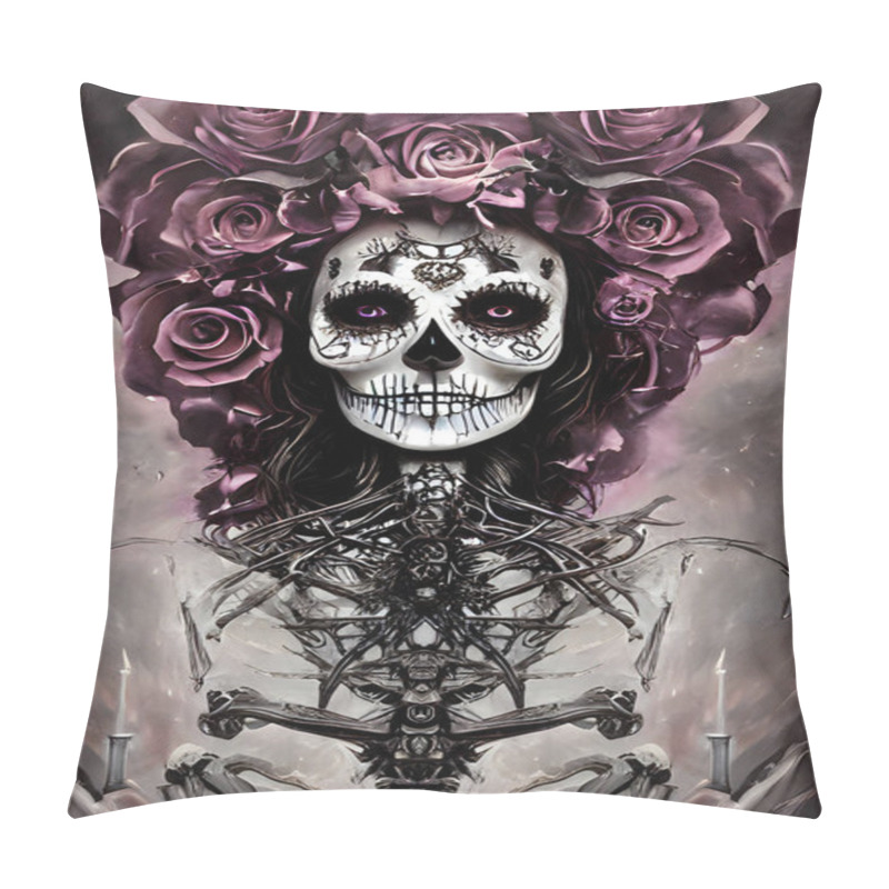 Personality  Goddess Of Death Painting Pillow Covers