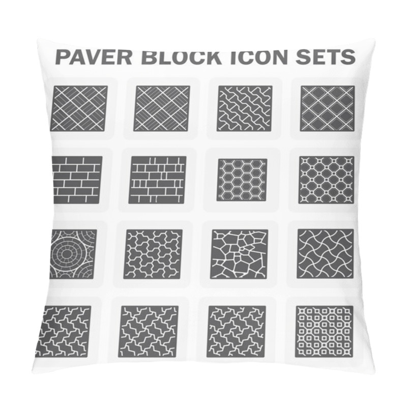 Personality  Paver Block Sets Pillow Covers