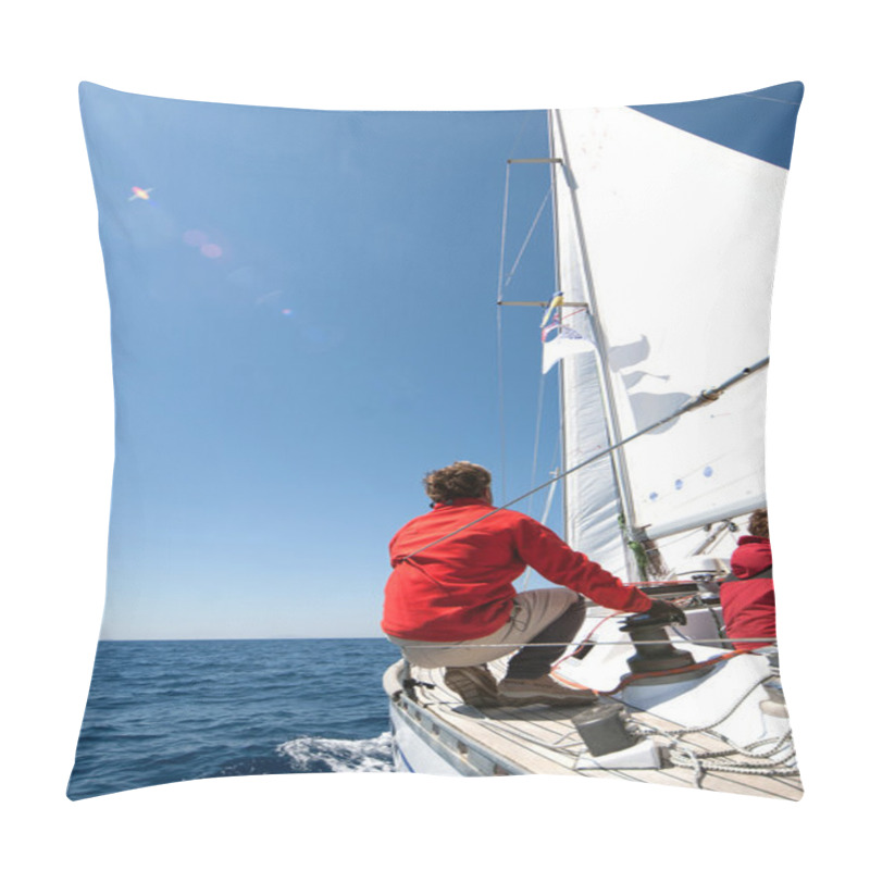 Personality  On Sailing Boat Pillow Covers