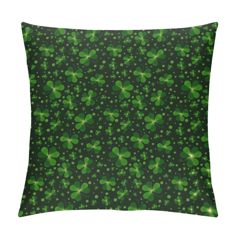 Personality  Pattern With Saint Patricks Day Leaves Pillow Covers