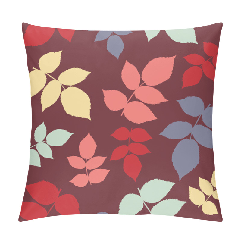 Personality  Seamless Pattern With Leaf Pillow Covers