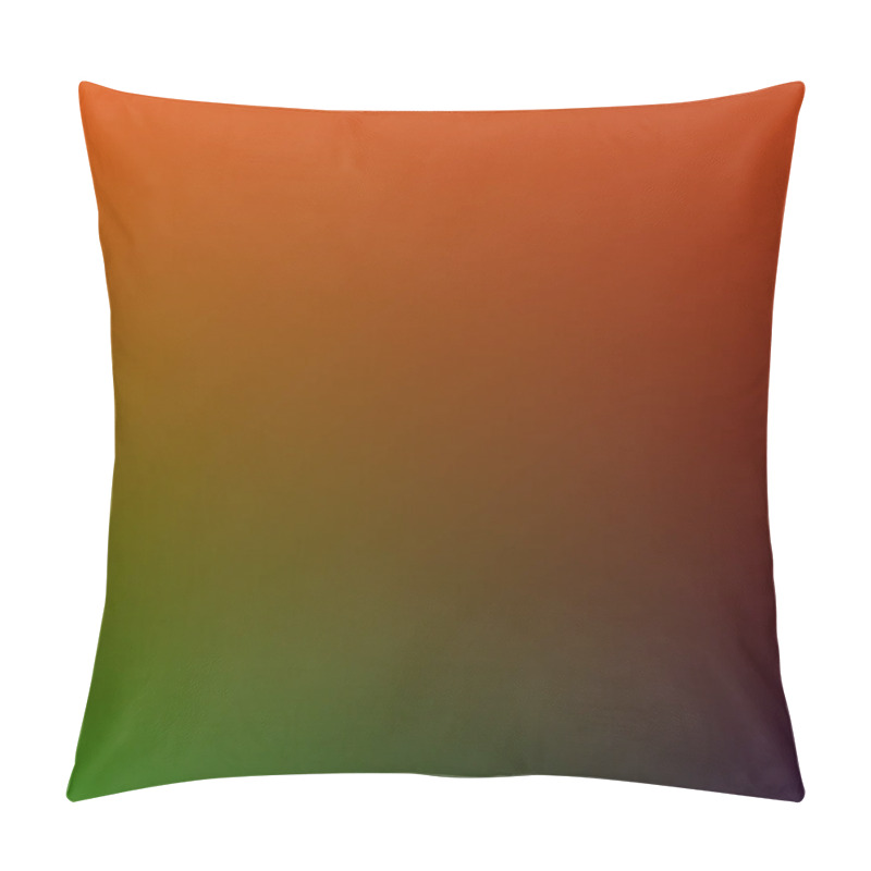 Personality  Stunning Gradient Background In Earthy Tones, Transitioning Smoothly From Vibrant Orange To Deep Green. Perfect For Websites, Presentations, Or As A Subtle Texture Overlay. Pillow Covers