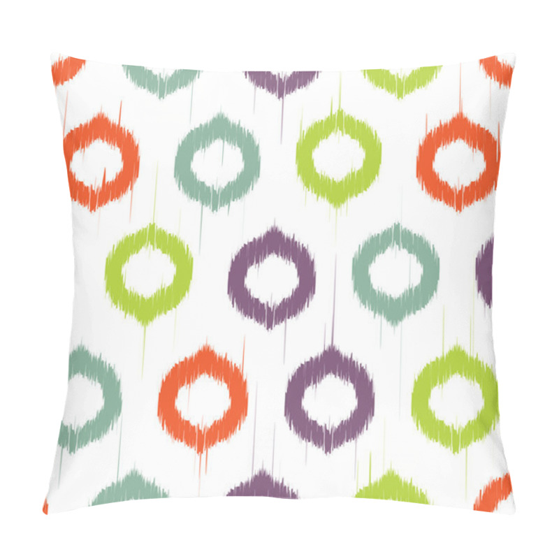 Personality  Vector Seamless Ikat Pattern Pillow Covers