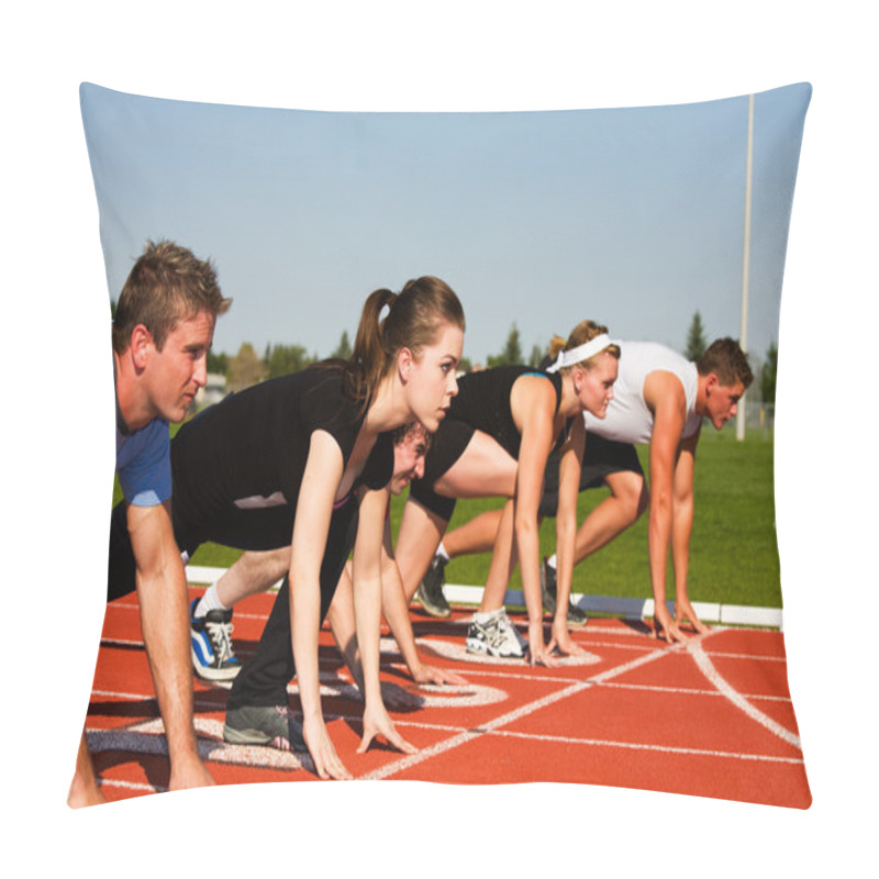 Personality  Starting Line Pillow Covers