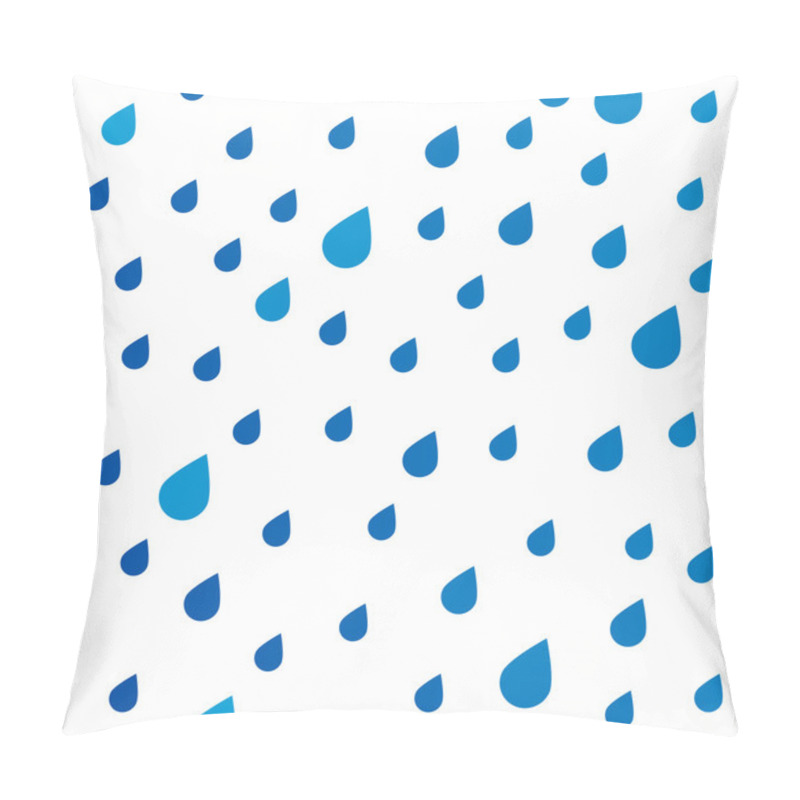 Personality  Seamless Pattern With Rain Drops Pillow Covers