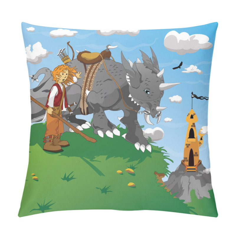 Personality  Dinosaur Pillow Covers