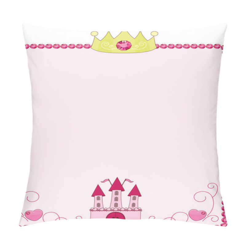 Personality  Princess Pink Frame Pillow Covers