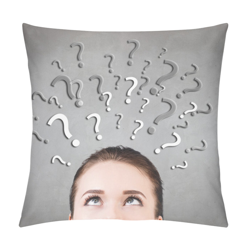 Personality  Woman Has Too Many Questions Pillow Covers