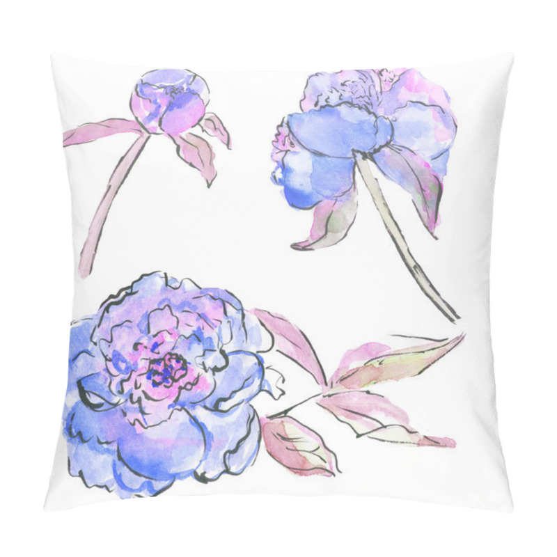 Personality  Peony Flower Blossoms Pillow Covers