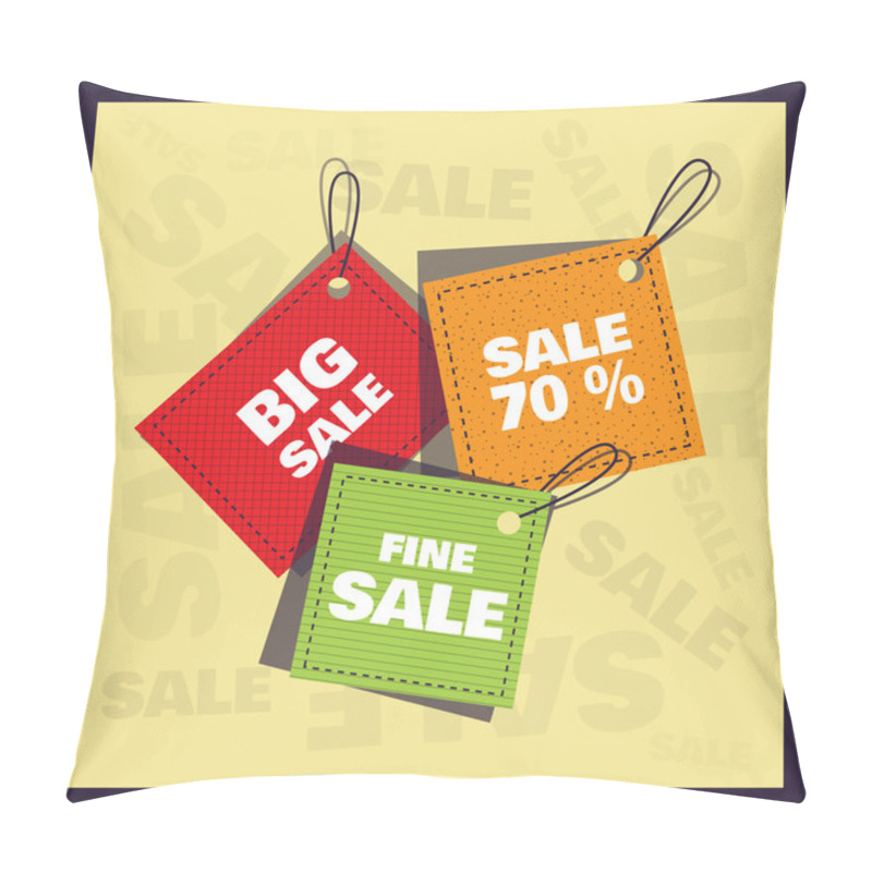 Personality  Labels Set, Vector Design Pillow Covers