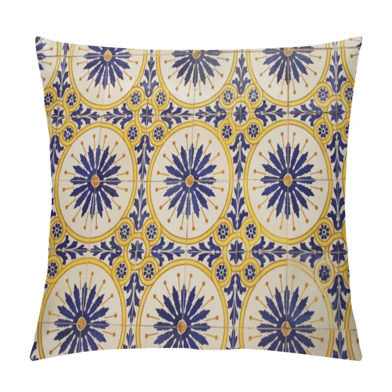 Personality  Old Traditional Portuguese Ceramic Tiles Pillow Covers