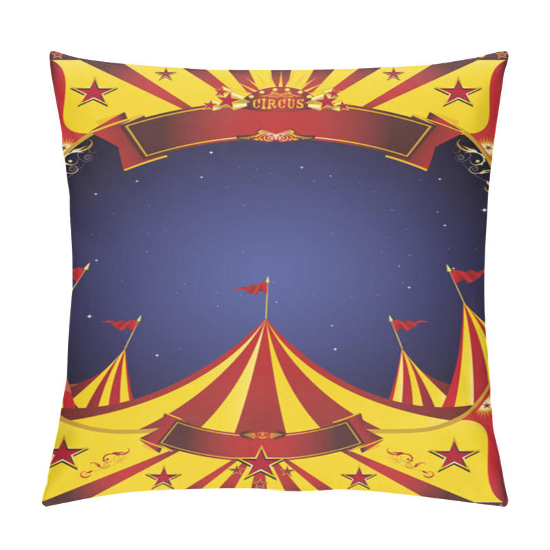 Personality  Sky Night Circus Big Top Pillow Covers