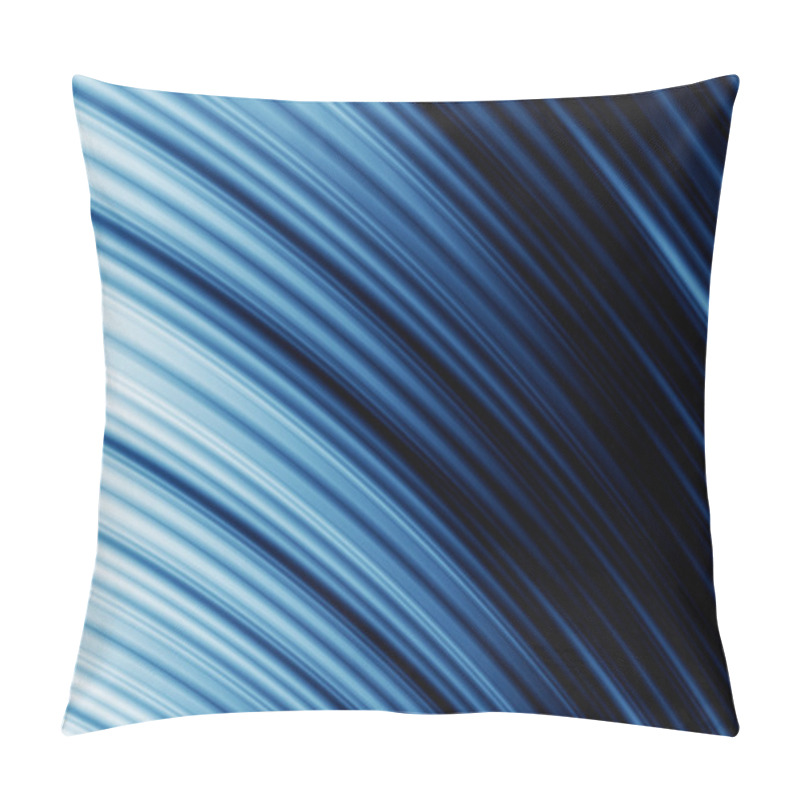 Personality  Abstract Illustration Of Blue Bars Pillow Covers