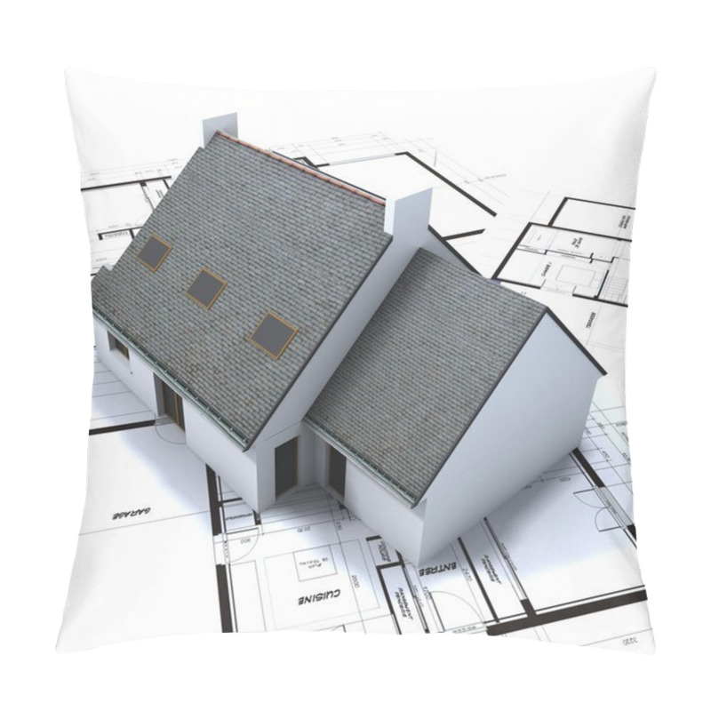 Personality  Detached House Project Pillow Covers