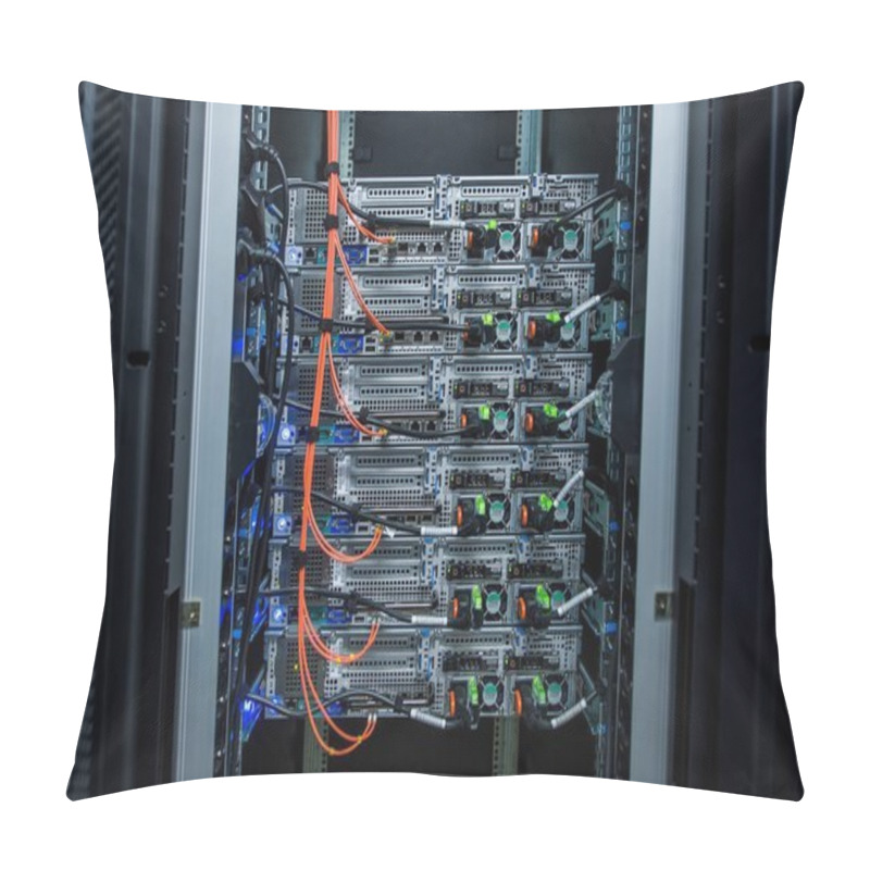 Personality  Network Servers In Data Room Domestic Room  Pillow Covers