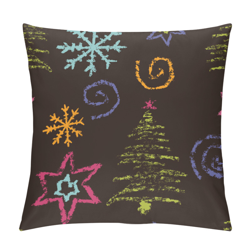 Personality  Winter Seamless Pattern Pillow Covers