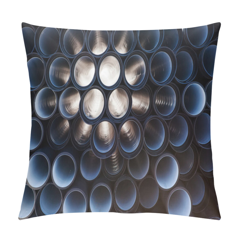 Personality  Background Of Plastic Pipes Pillow Covers