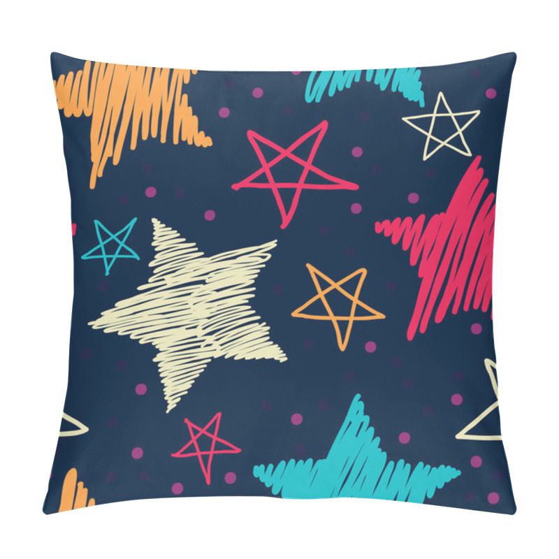 Personality  Decorative Stars Seamless Pattern Pillow Covers