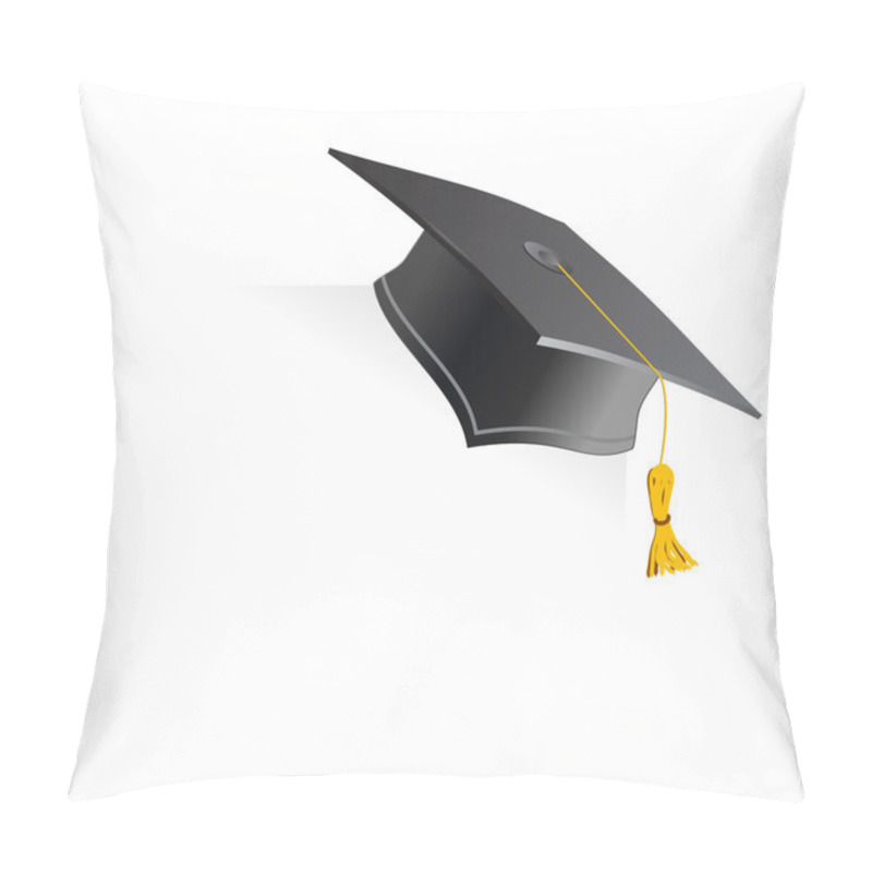 Personality  Education Cup On White Background. Vector Illustration Pillow Covers