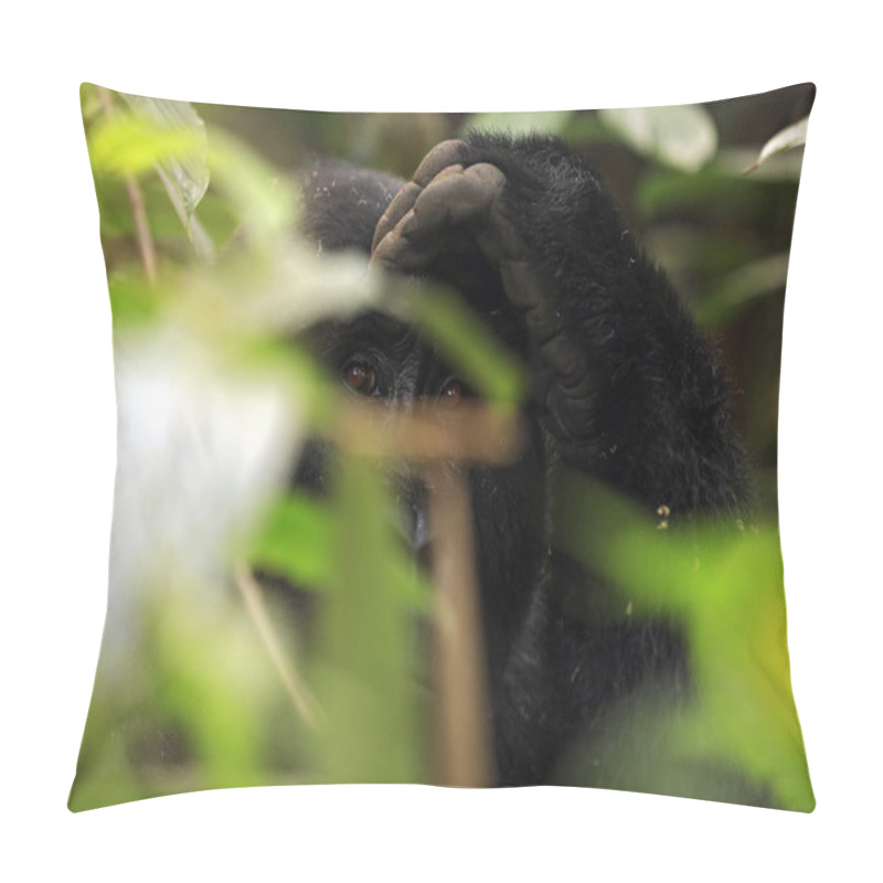 Personality  Gorilla In The Bush Pillow Covers