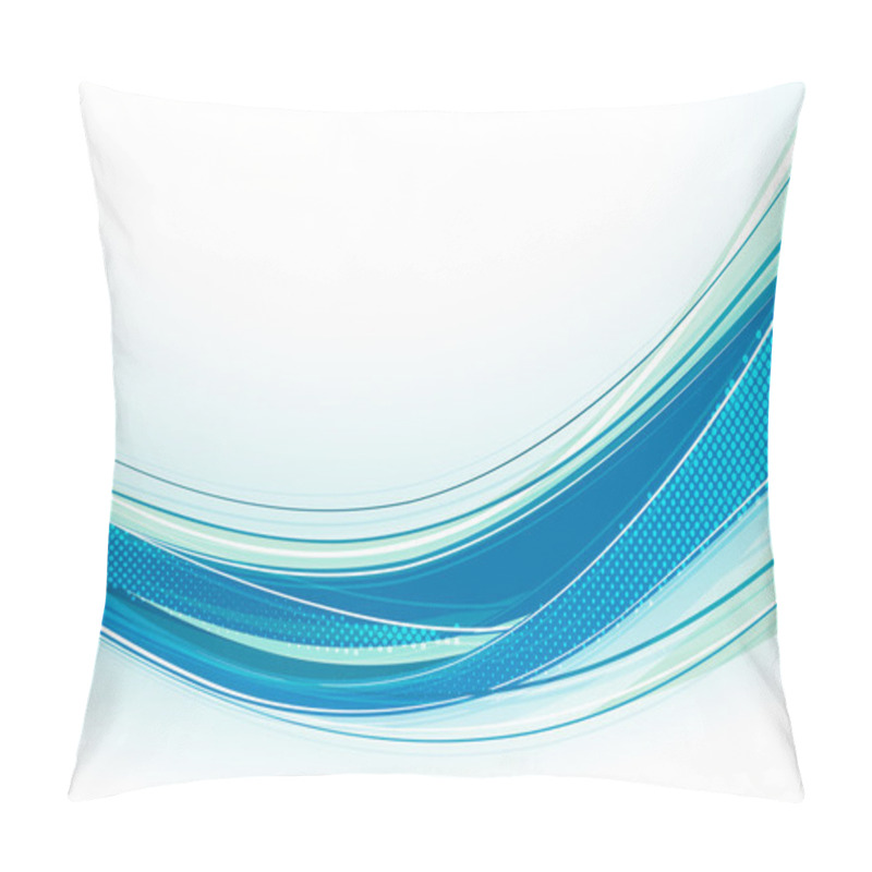 Personality  Turquoise Curve Pillow Covers