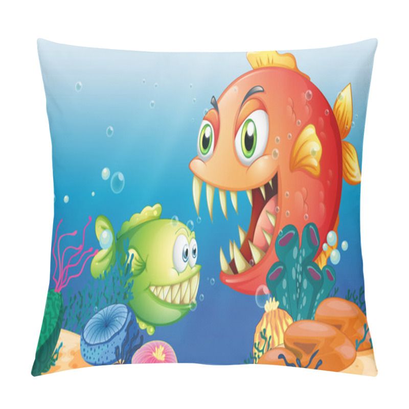 Personality  Different Sea Creatures Pillow Covers