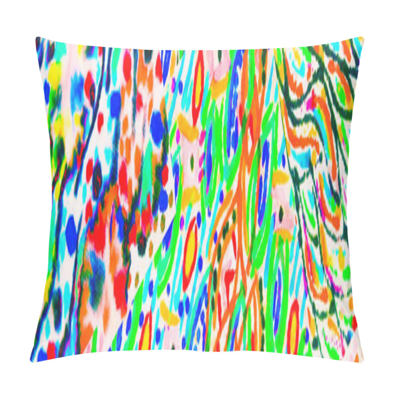 Personality  Blue Mosaic Design. Pink Fashion Texture. Orange Geometric Illustration. Green Fluid Splash. Red Heaven Drawing. Bright Tie Dye Texture. Abstract Decor. Pillow Covers