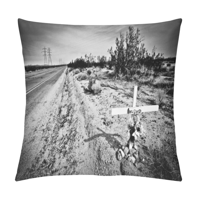 Personality  Roadside Memorial. Pillow Covers