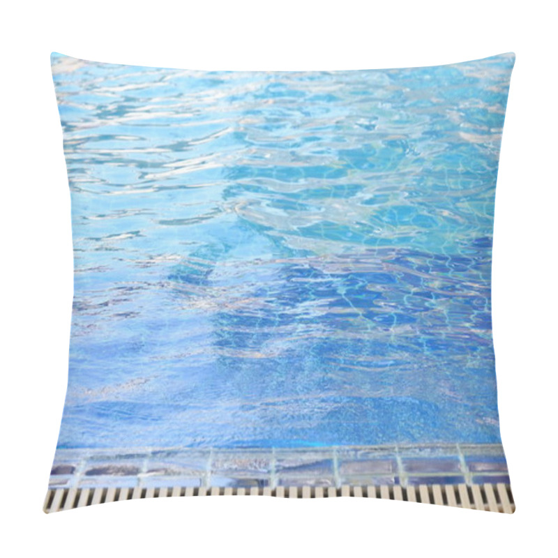 Personality  Blue Swimming Pool Texture Background And Surface Of Water Pillow Covers