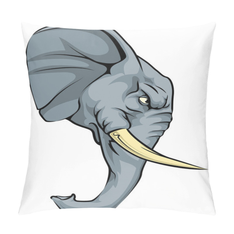 Personality  Elephant Mascot Character Pillow Covers