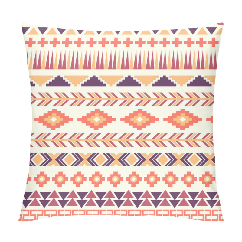 Personality  Seamless Aztec Pattern. Pillow Covers