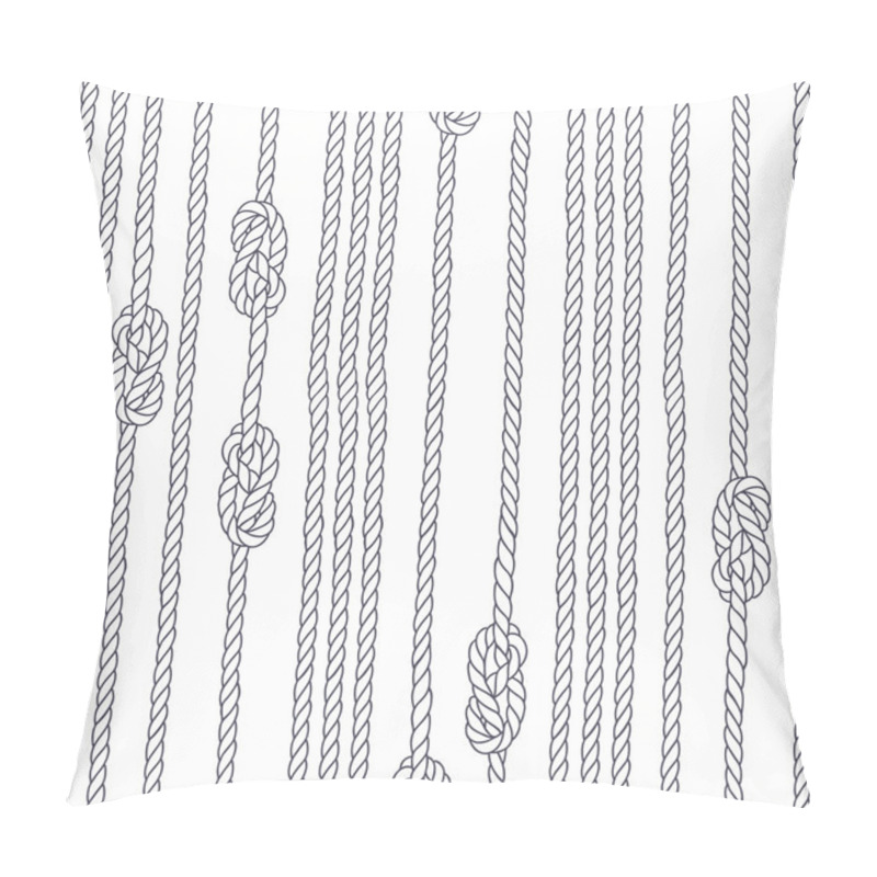 Personality  Seamless Pattern With Marine Rope Pillow Covers