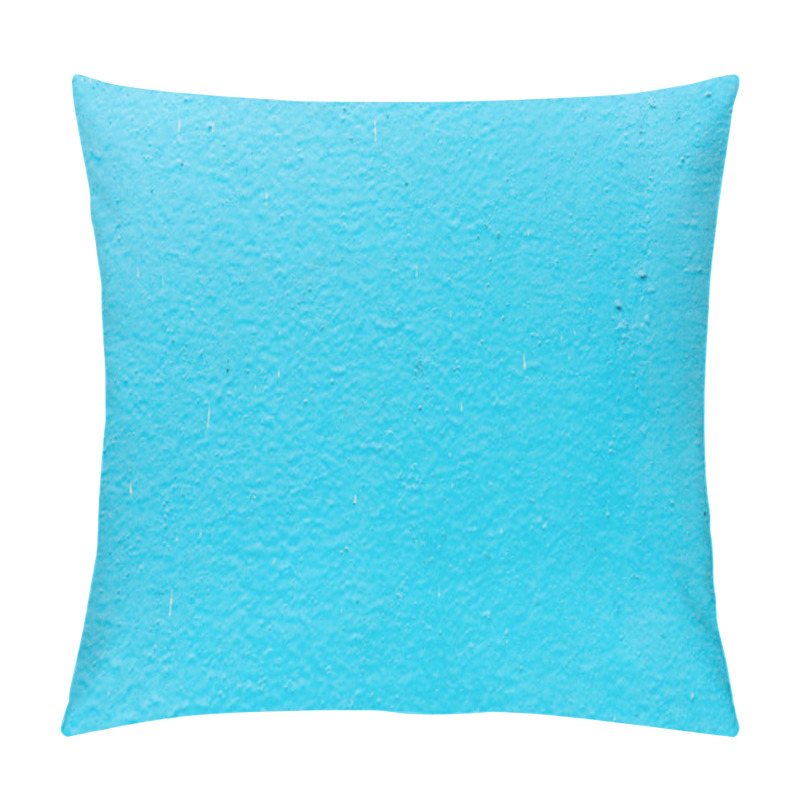 Personality  Old Blue Plaster On Wall Background Pillow Covers