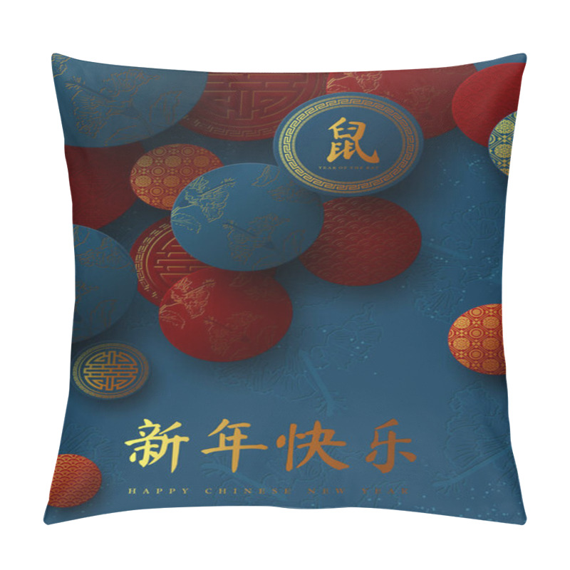 Personality  Chinese New Year 2020 Banner. Pillow Covers