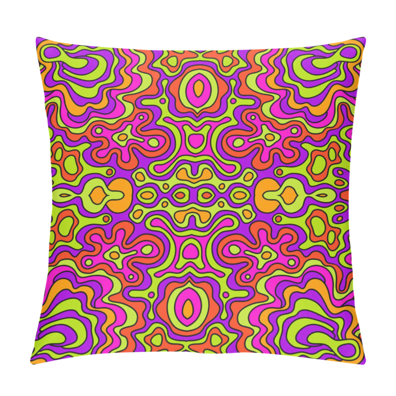 Personality  Seamless Doodle Hand-drawn Pattern Pillow Covers