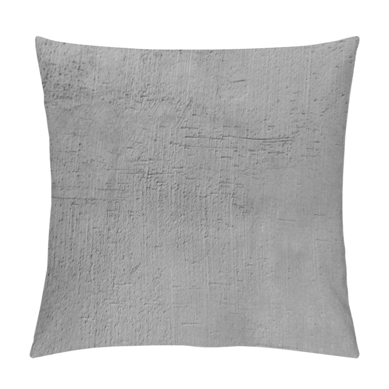 Personality  Texture Of Gray, Unpainted Plaster. Pillow Covers