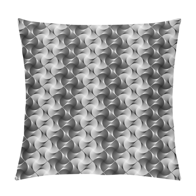 Personality  Design Seamless Twirl Stripy Geometric Pattern Pillow Covers