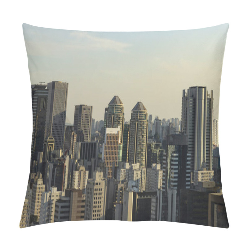 Personality  Sao Paulo Brazil, Large City, Large Buildings, South America Pillow Covers