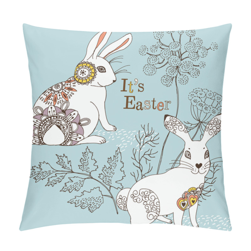 Personality  Easter Bunnies Pillow Covers