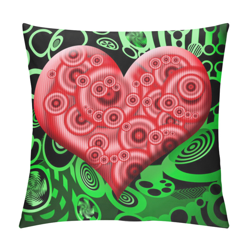 Personality  Toxic Heart Pillow Covers