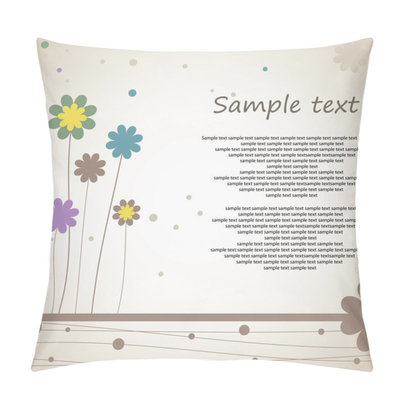 Personality  Cartoon Congratulatory Card . Pillow Covers