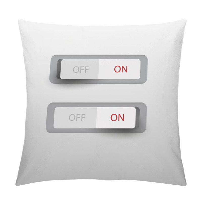 Personality  On And Off Switch Pillow Covers