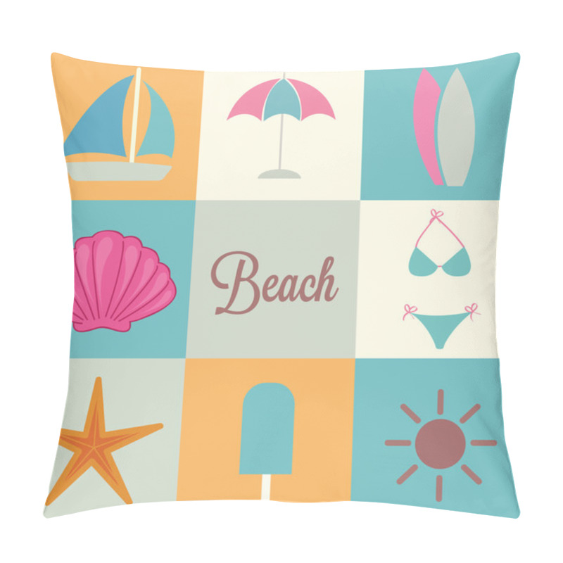 Personality  Beach Pillow Covers